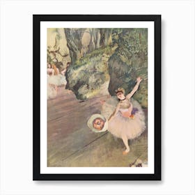 Dancer With A Bouquet Of Flowers Star Of The Ballet, Edgar Degas Art Print