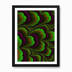 Psychedelic Waves Art Print