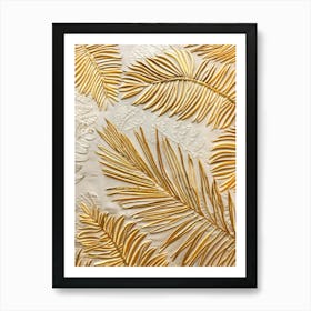 Gold Leaf 11 Art Print