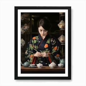 Tea Ceremony Japanese Style 3 Art Print