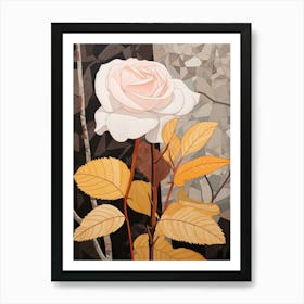 Flower Illustration Rose 4 Art Print