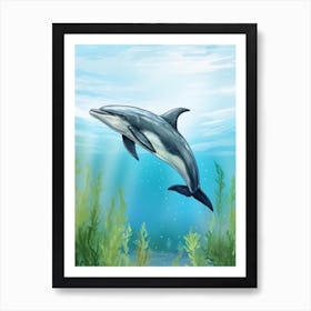 Atlantic Dolphin 1 Art Print