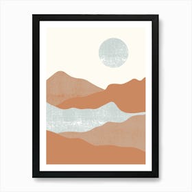 Desert Landscape 6 Art Print