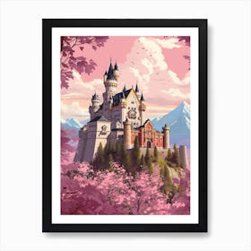 The Neuschwanstein Castle Bavaria Art Print