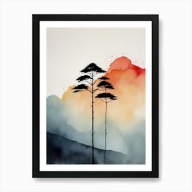 Of Trees Art Print