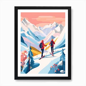 Are In Sweden, Ski Resort Illustration 0 Art Print