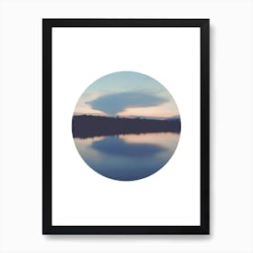 Circular Reflection Art Print