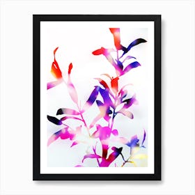 Florescence Viola Art Print