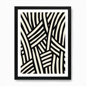 Zigzag Pattern Art Print