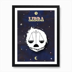 Zodiac Libra Art Print