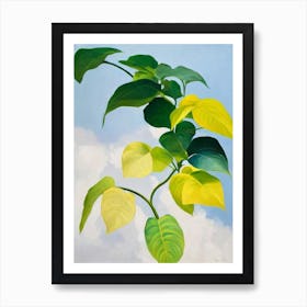 Golden Pothos Bold Graphic Art Print