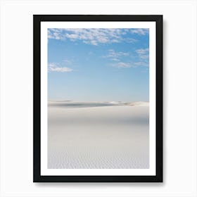 White Sands New Mexico on Film Art Print