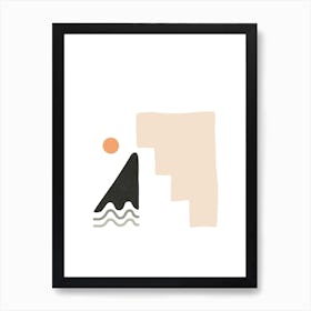 Mountain And The Sea Art Print