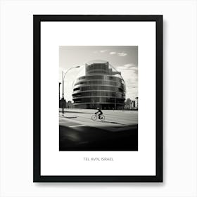 Poster Of Valencia, Spain, Photography In Black And White 5 Art Print