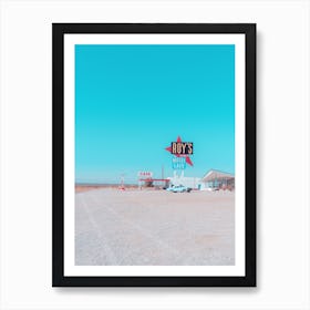 Roy's Motel & Cafe On Route 66 In Amboy California Art Print