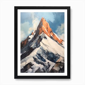 Mount Silverthrone Canada 2 Mountain Painting Art Print