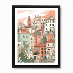 Genoa 2, Italy Illustration Art Print