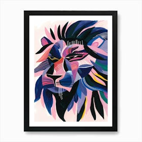 Lion Illustration 2 Art Print