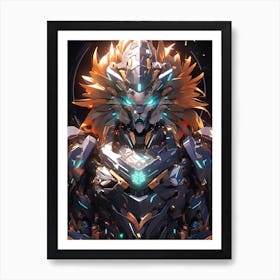 Eagle Cybersuit Art Art Print