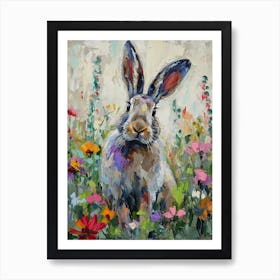 Beveren Rabbit Painting 3 Art Print