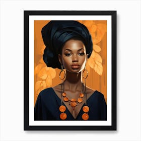 African Woman 16 Art Print