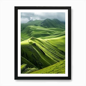 Green Hills Art Print