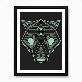 Geo Bear Art Print