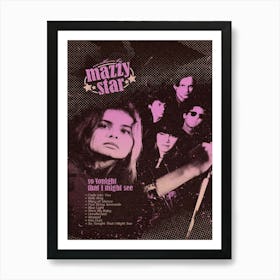 Beixi Mazzy Star Aesthetic Vintage Posters Canvas Art Poster And Wall Art Picture Print Modern Family Bedroom Decor Posters Art Print