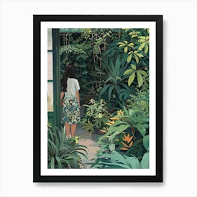 In The Garden Koraku En Japan 1 Art Print