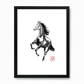 Running Horse 04 Art Print