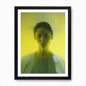 'The Woman In Yellow' Art Print