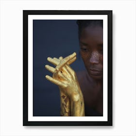 Lins Gold Art Print