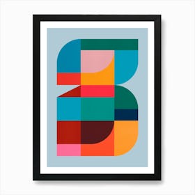 Modern and geometric 3 Art Print