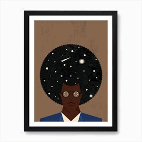 Afro Universe Art Print