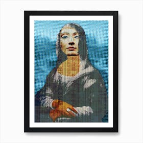 Nona Lifretéte in Blue Art Print