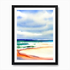 Freshwater Beach 3, Australia Watercolour Art Print