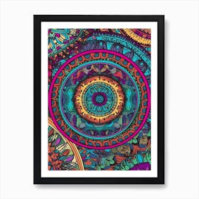 Spiritual Mandala Art Print