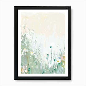 Meadow - Soft Colors Painting Landscape Art Print