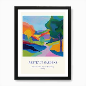 Colourful Gardens Botanischer Garten Muenchen Nymphenburg Germany 1 Blue Poster Art Print