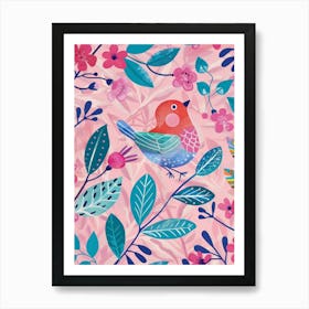 Bird In The Garden 2 Art Print