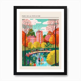 Parc De La Tete D Or Lyon France 3 Art Print