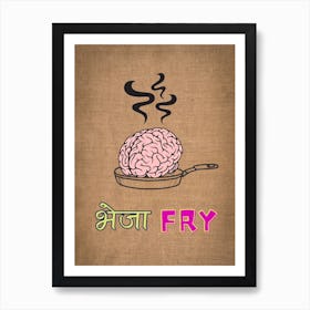 "Bheja Fry: A recipe for irritation and annoyance." Affiche