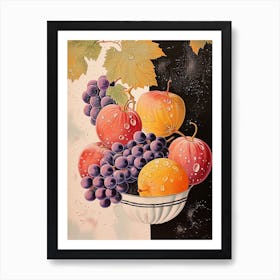 Art Deco Fruit Bowl 2 Art Print