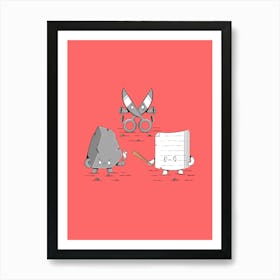 Rock, Paper, Scissors Art Print