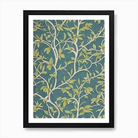 Yellow Poplar 2 tree Vintage Botanical Art Print