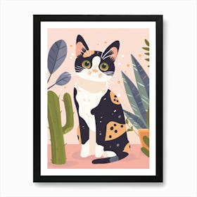 Cactus Cat 1 Art Print