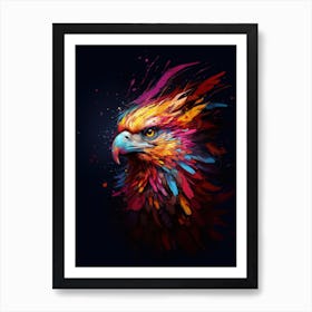 Eagle modern Pop Art illustration Art Print