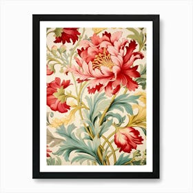 Floral Wallpaper 365 Art Print