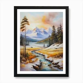 Winter Landscape 42 Art Print