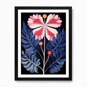 Cineraria 3 Hilma Af Klint Inspired Flower Illustration Art Print